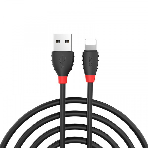 Кабель Hoco X27, lightning, 1.2 м, черный