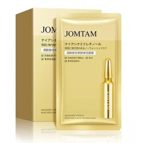 Jomtam Набор питательных несмываемых масок с подтягивающим эффектом Jomtam Nicotinamide Retinol Elastic Mask
