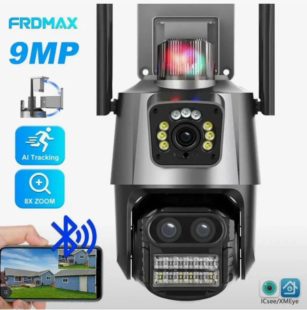Уличная wifi камера видеонаблюдения с микрофоном P12