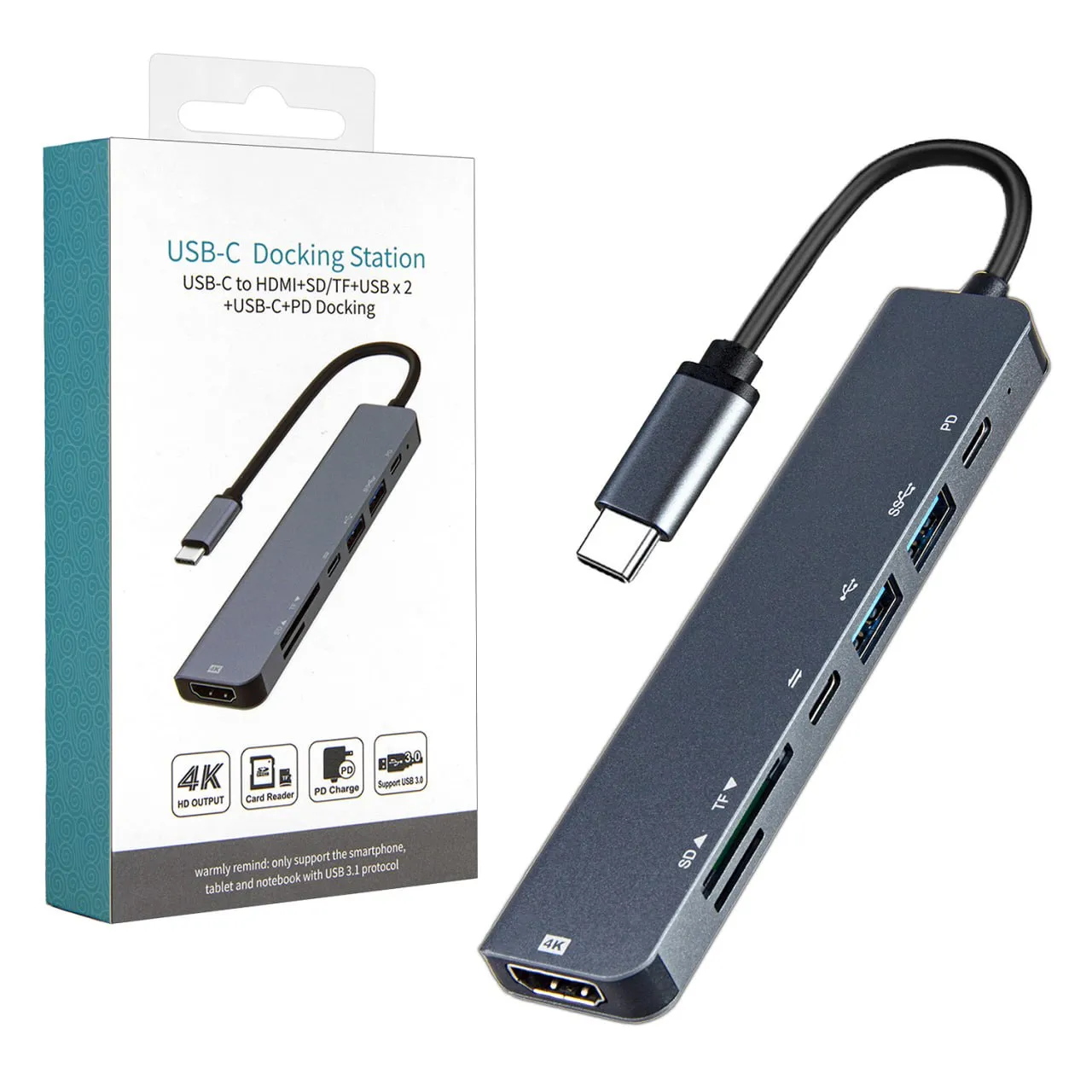 USB HUB 7in1 UC902S