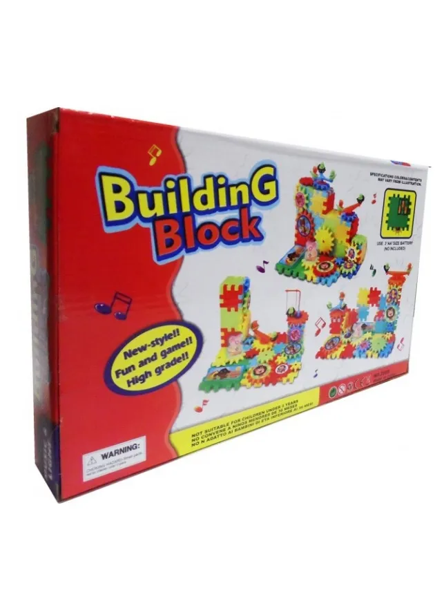 Конструктор Building Block 81 деталь с музыкой и светом