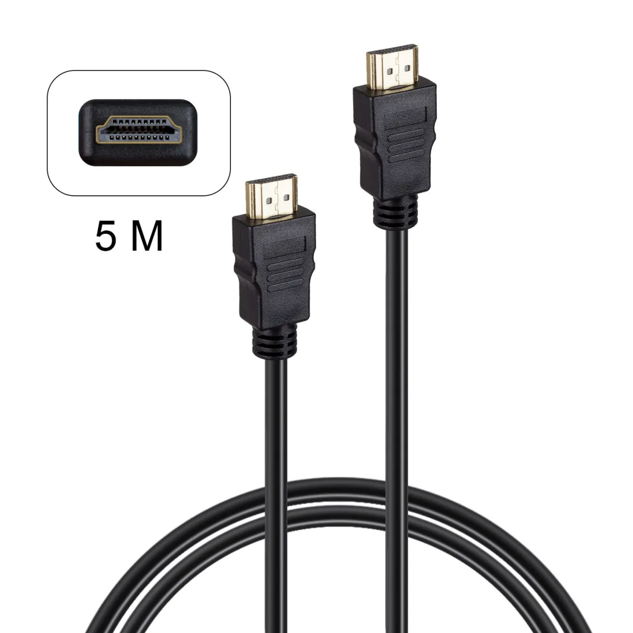 Кабель HDMI черный 5M